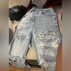 Ripped Hollister jeans